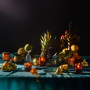 Gilded Citrus Boxed Glass Candle
