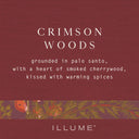 Crimson Woods Demi Vanity Tin Candle