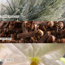 Glittering Garland Glitter Glass Candle